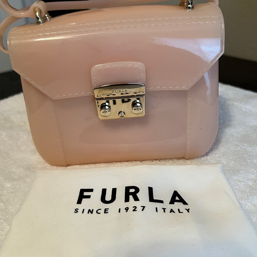 Furla Glossy Blush Mini Bag